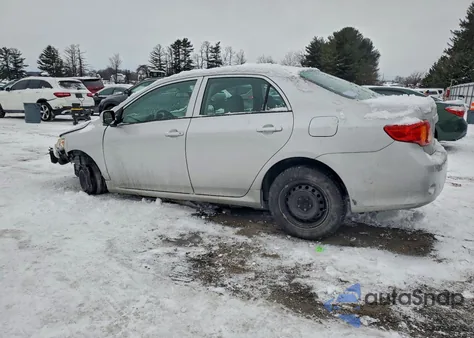 2009 Toyota Corolla Base z USA, uszkodzony, nr VIN 2T1BU40E49C130690